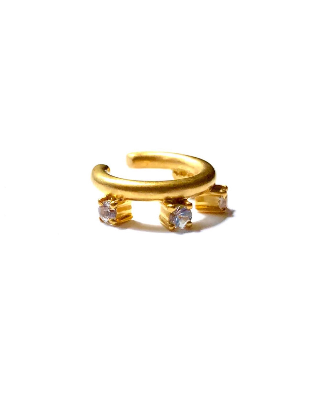 RAW-STONE Earcuff - White Sapphire - #008