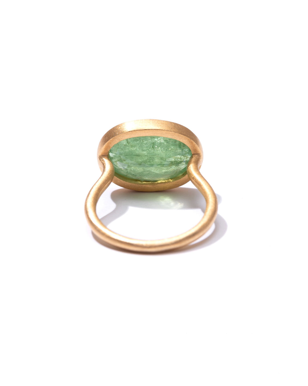 RAW-STONE RING - Green Garne - #321