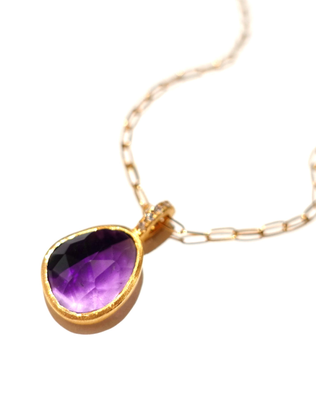 RAW-STONE CHARM - Amethyst - #002