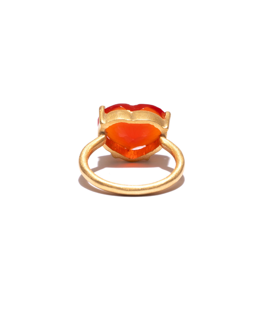 RAW-STONE RING - Carnelian - #2038