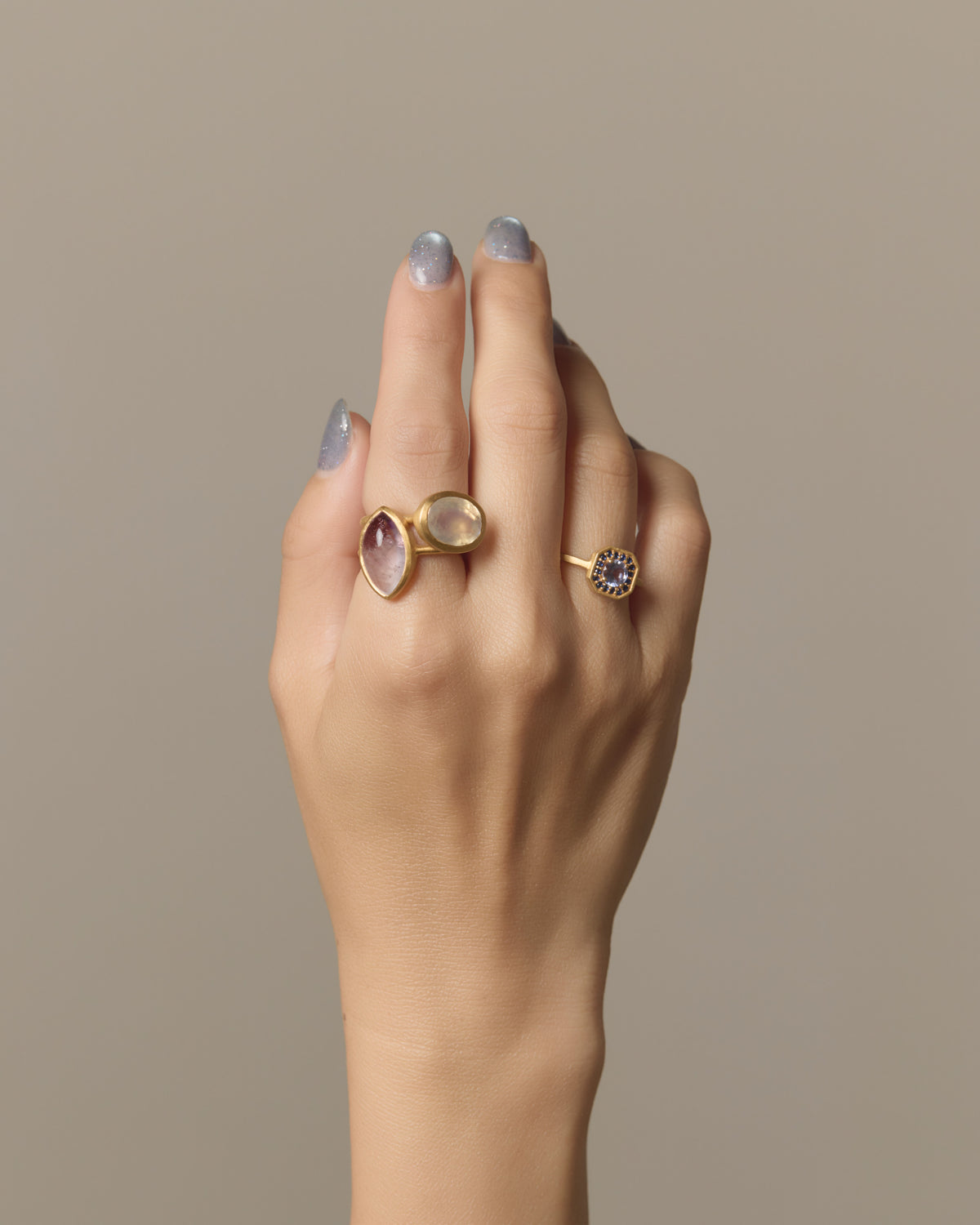 RAW-STONE RING - Super Seven - #195