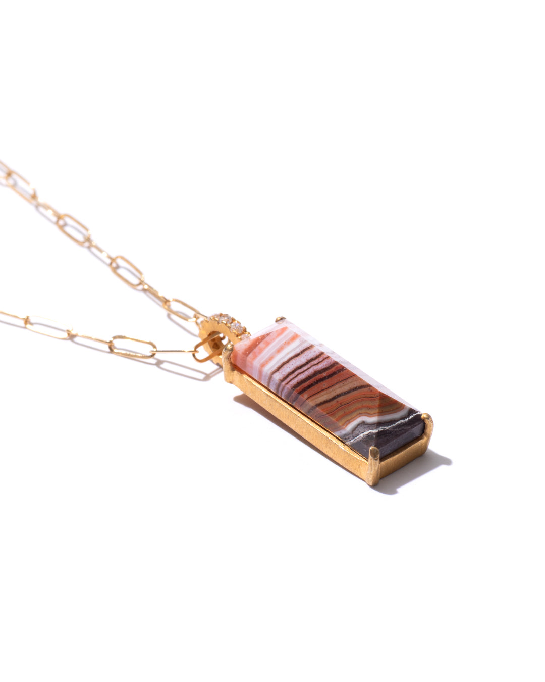 BANDED CHARM - Dryhead Agate - #019