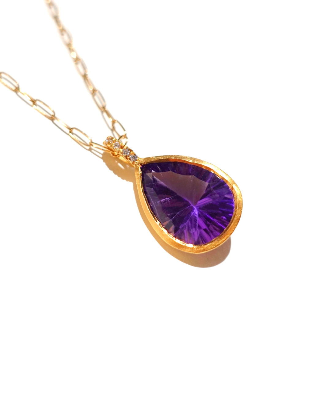 RAW-STONE CHARM - Amethyst - #003