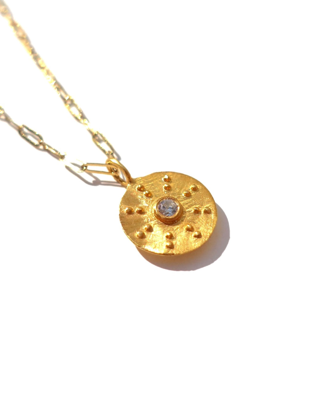 RAW-STONE CHARM - Cubic Zirconia - #047