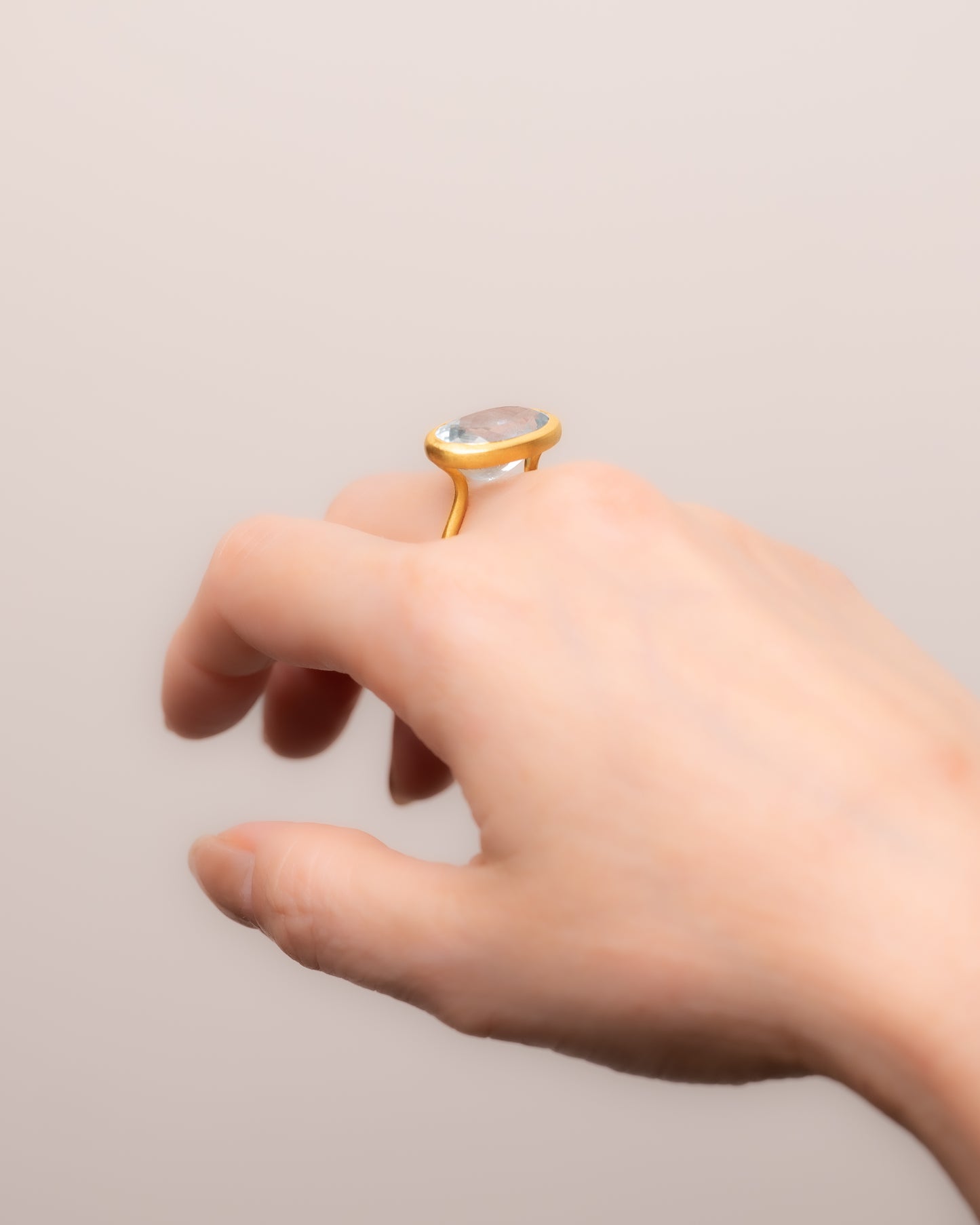 RAW-STONE RING - Aquamarine - #1446