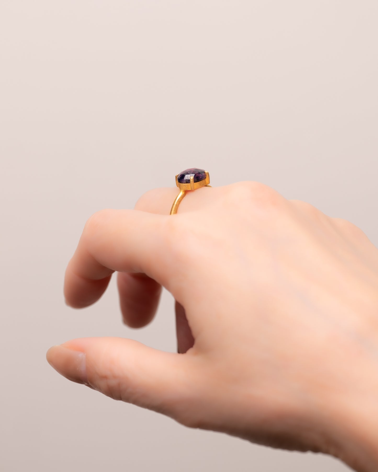 RAW-STONE RING - Windsor Sapphire - #1542