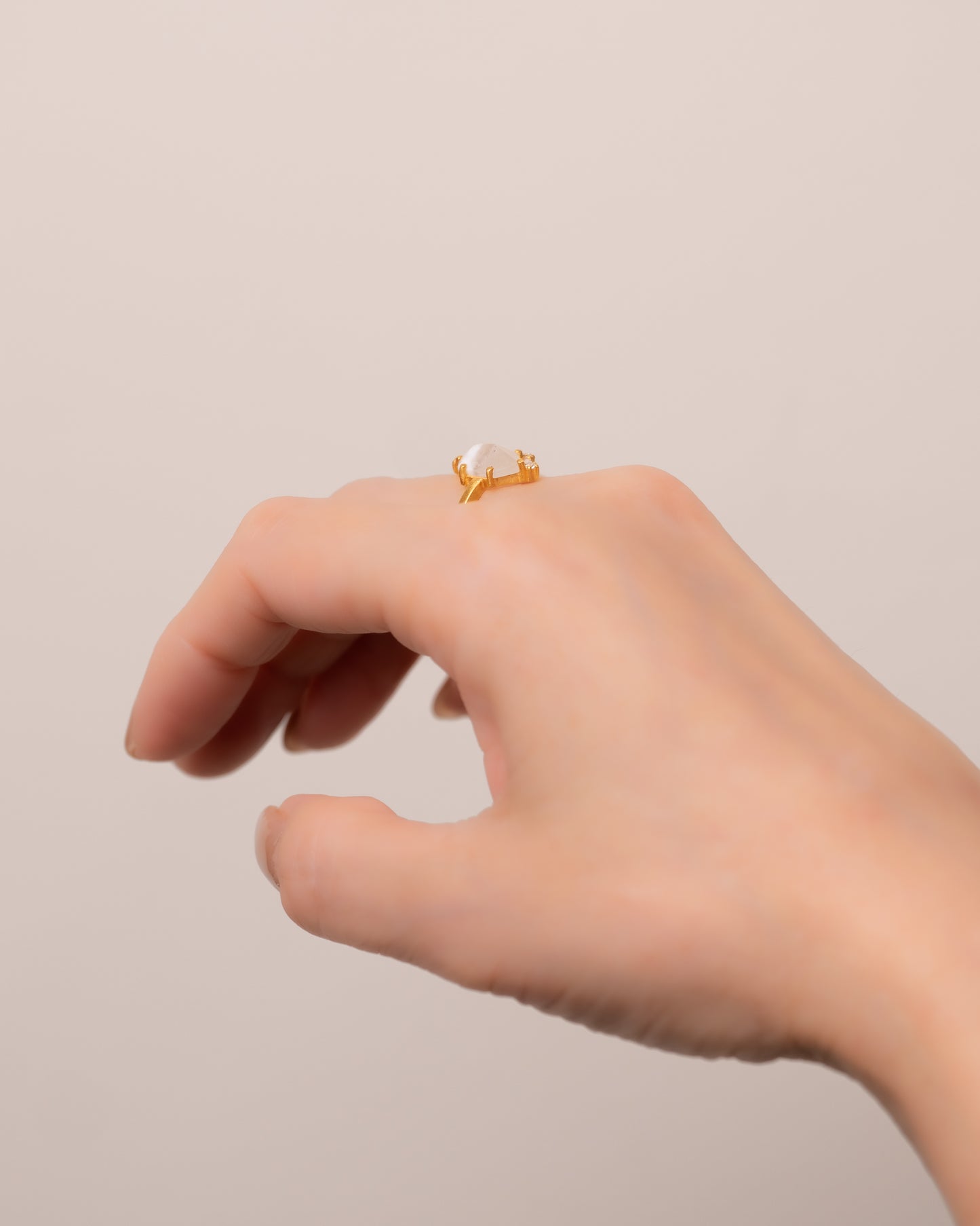 BANDED RING - Calcite - #110