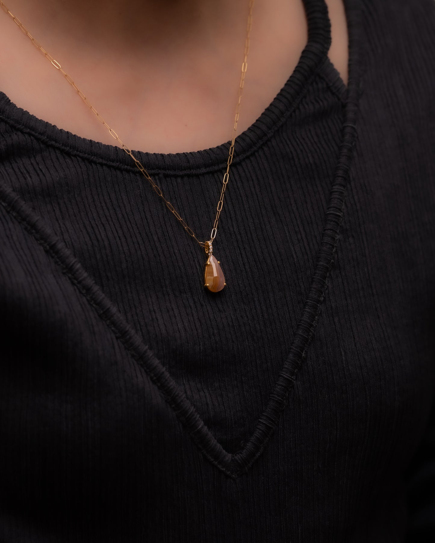 BANDED CHARM - Laguna Agate - #065