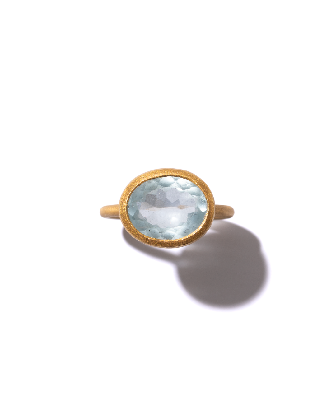 kui co.アクアマリン✳︎ファセットカットリング RAW-STONE RING - Aquamarine - #1450 – Kui Co. online