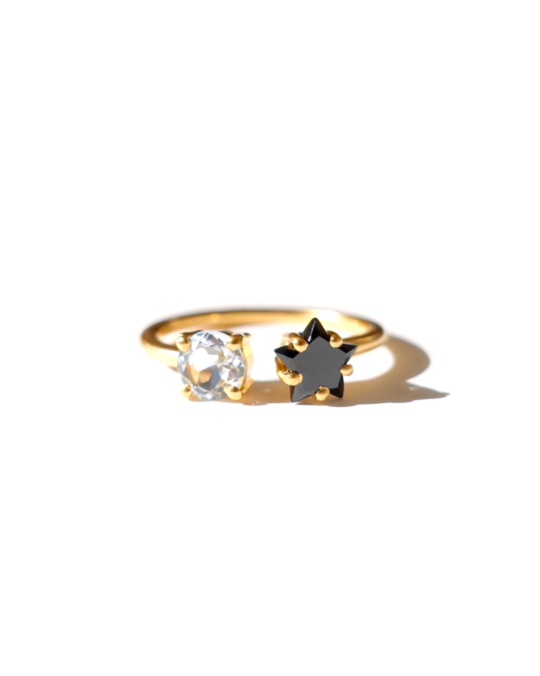 RAW-STONE RING  -  Sky Blue Topaz -  #R003