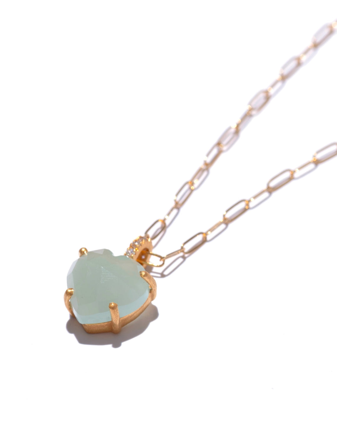 RAW-STONE CHARM  -  Aquamarine -  #187