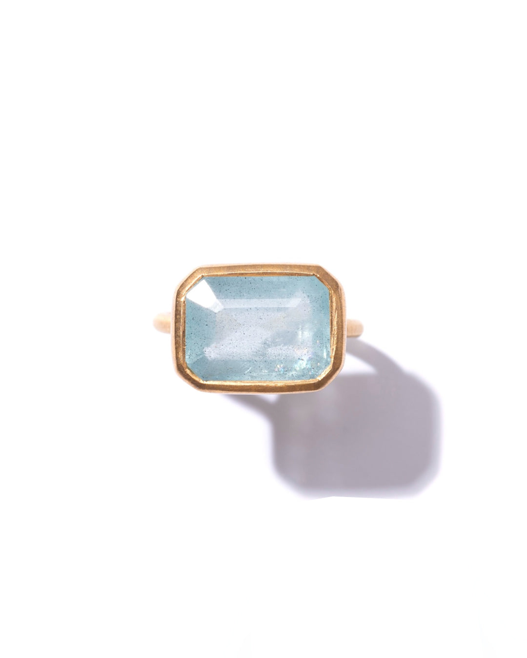 RAW-STONE RING  -  Aquamarine -  #155