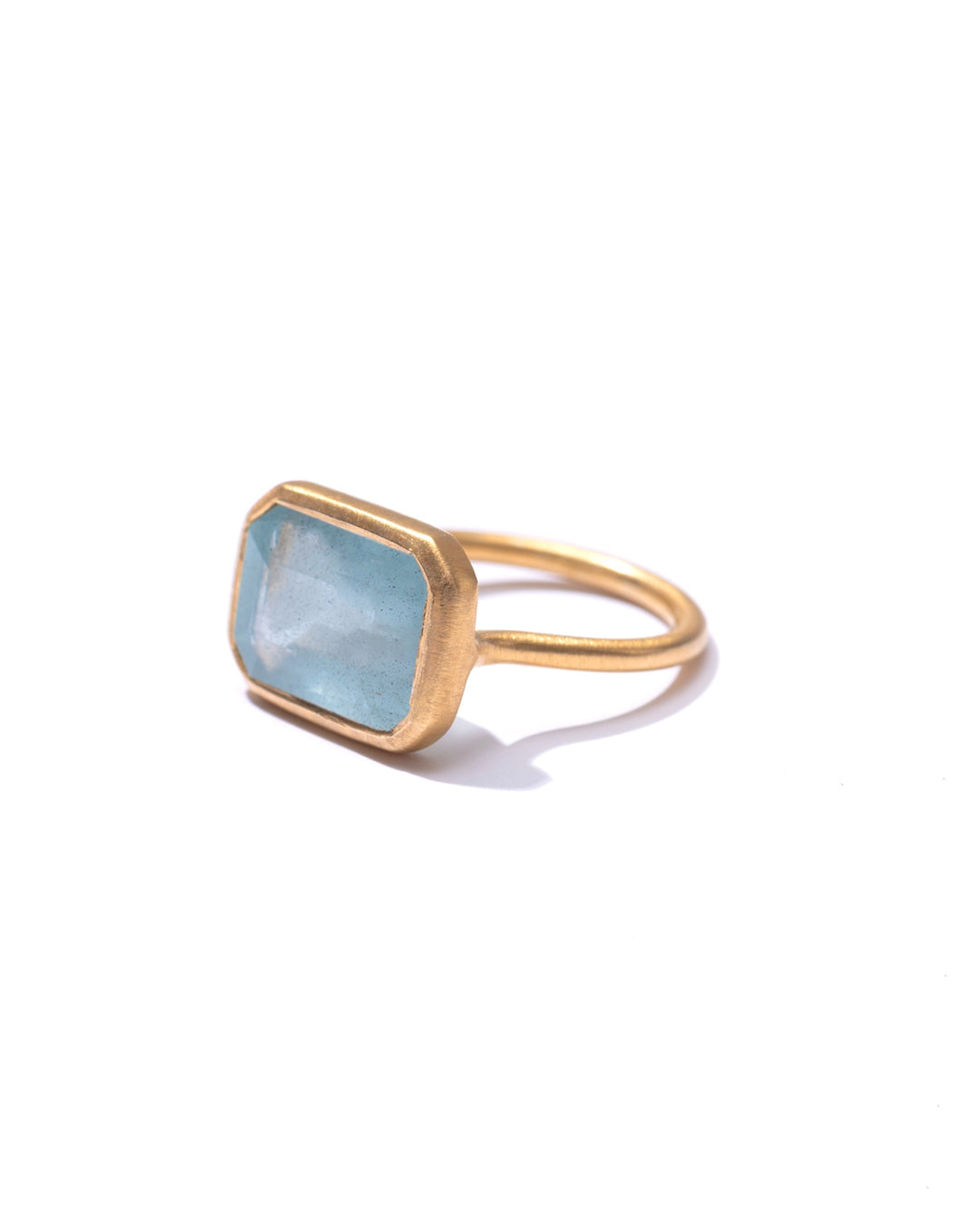 RAW-STONE RING  -  Aquamarine -  #155