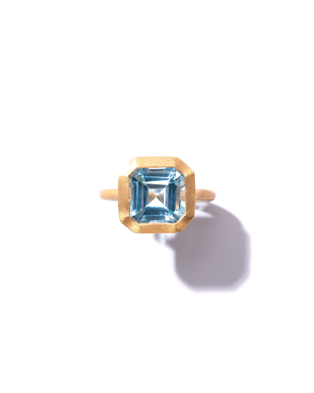 RAW-STONE RING  -  Sky Blue Topaz -  #340