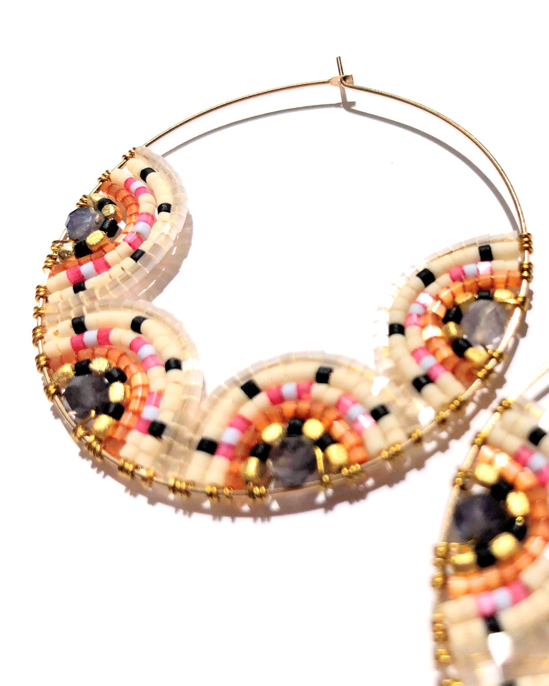 Signature Earrings  -  Iolite -  #019