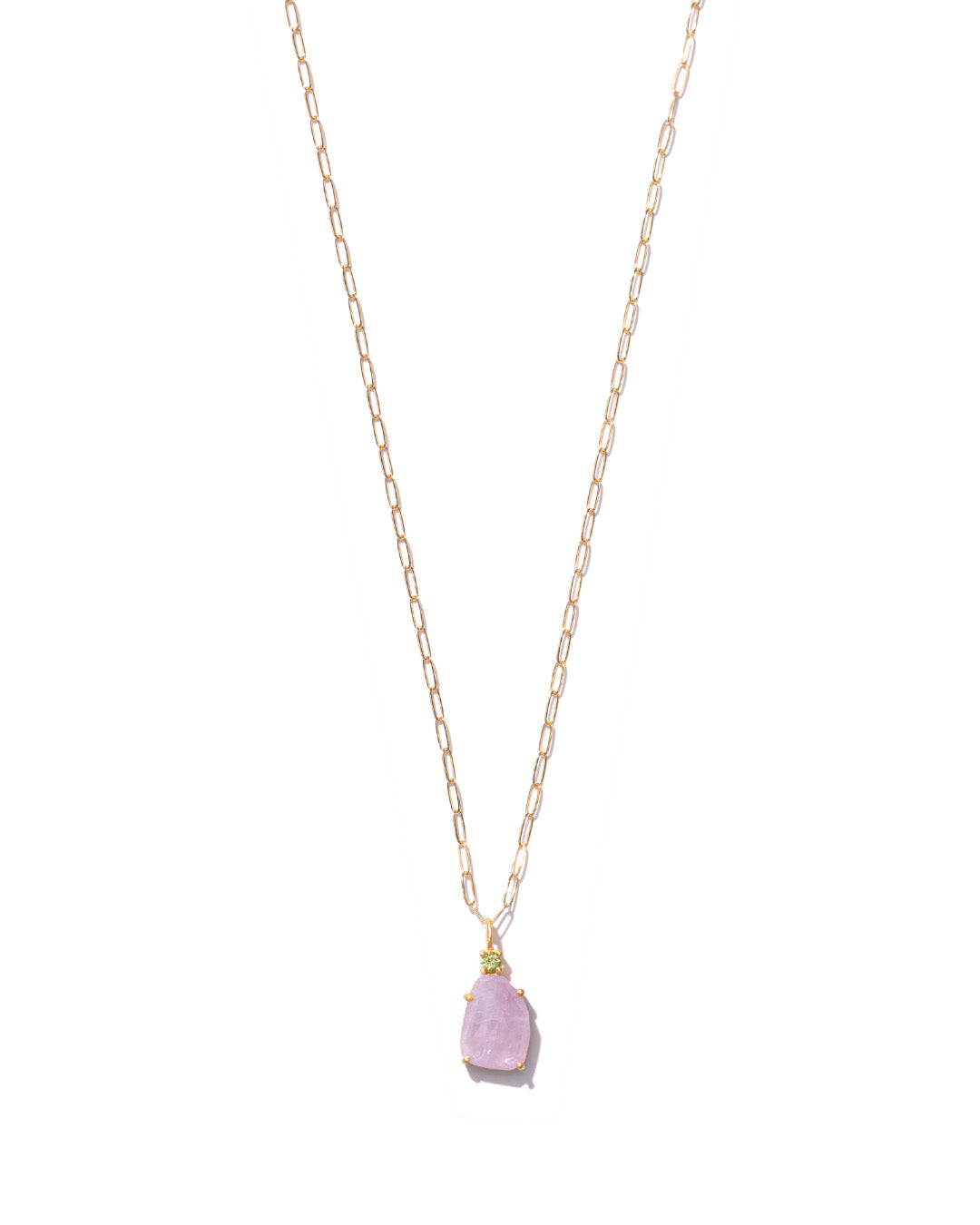 RAW-STONE CHARM - Kunzite -  #1093