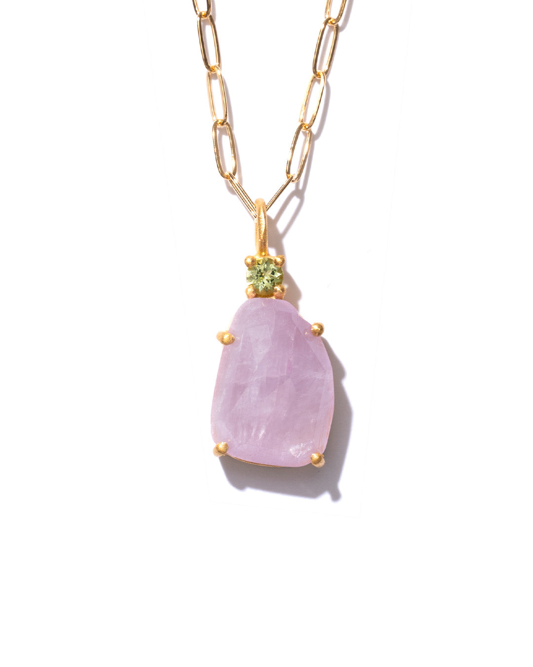 RAW-STONE CHARM - Kunzite -  #1093