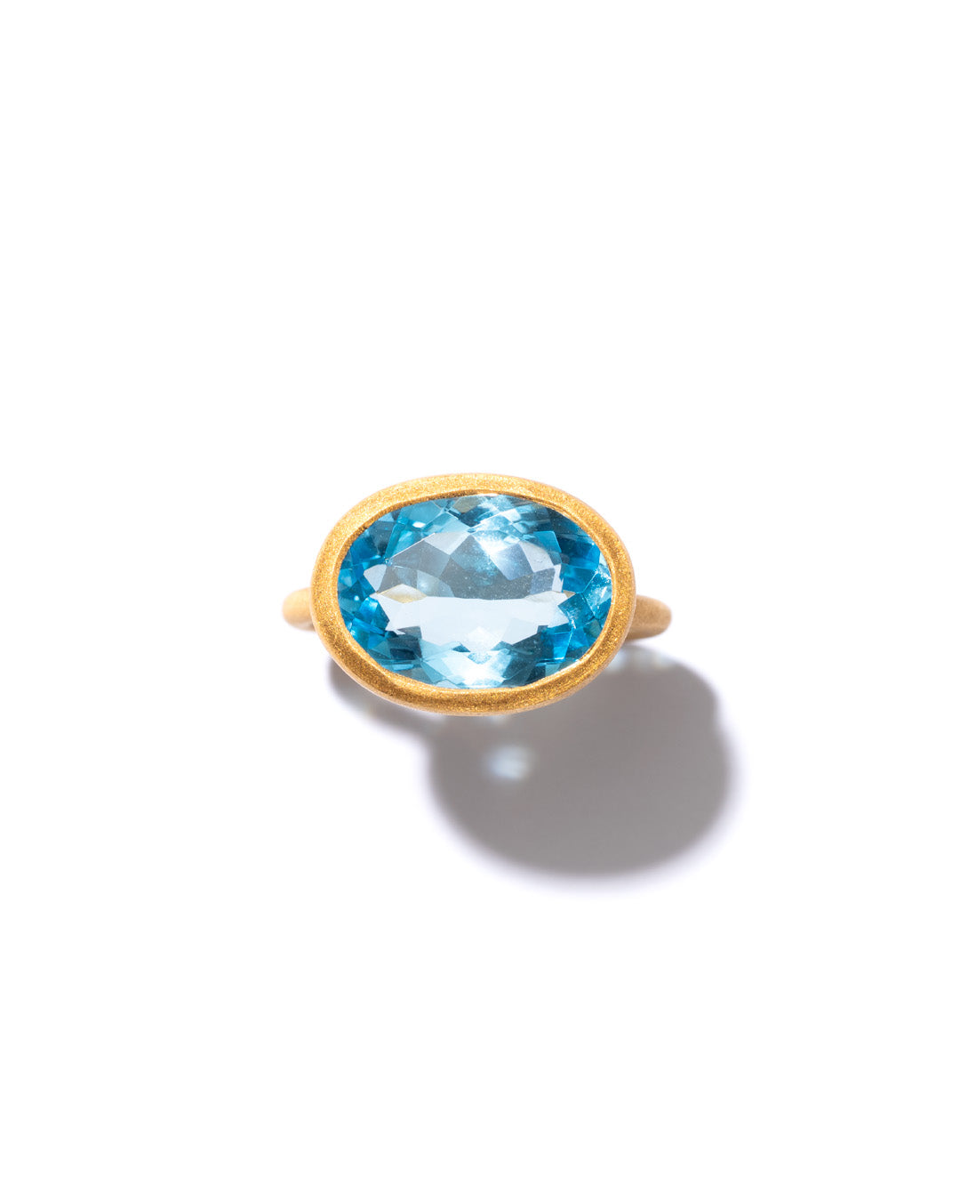 RAW-STONE RING - Topaz -  #2035