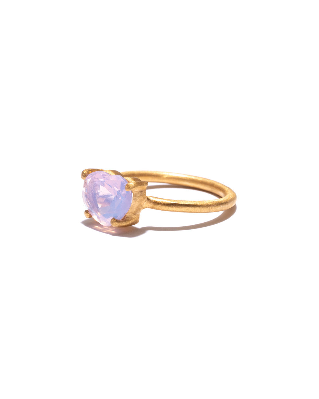 RAW-STONE RING - Lavender Quartz -  #1662
