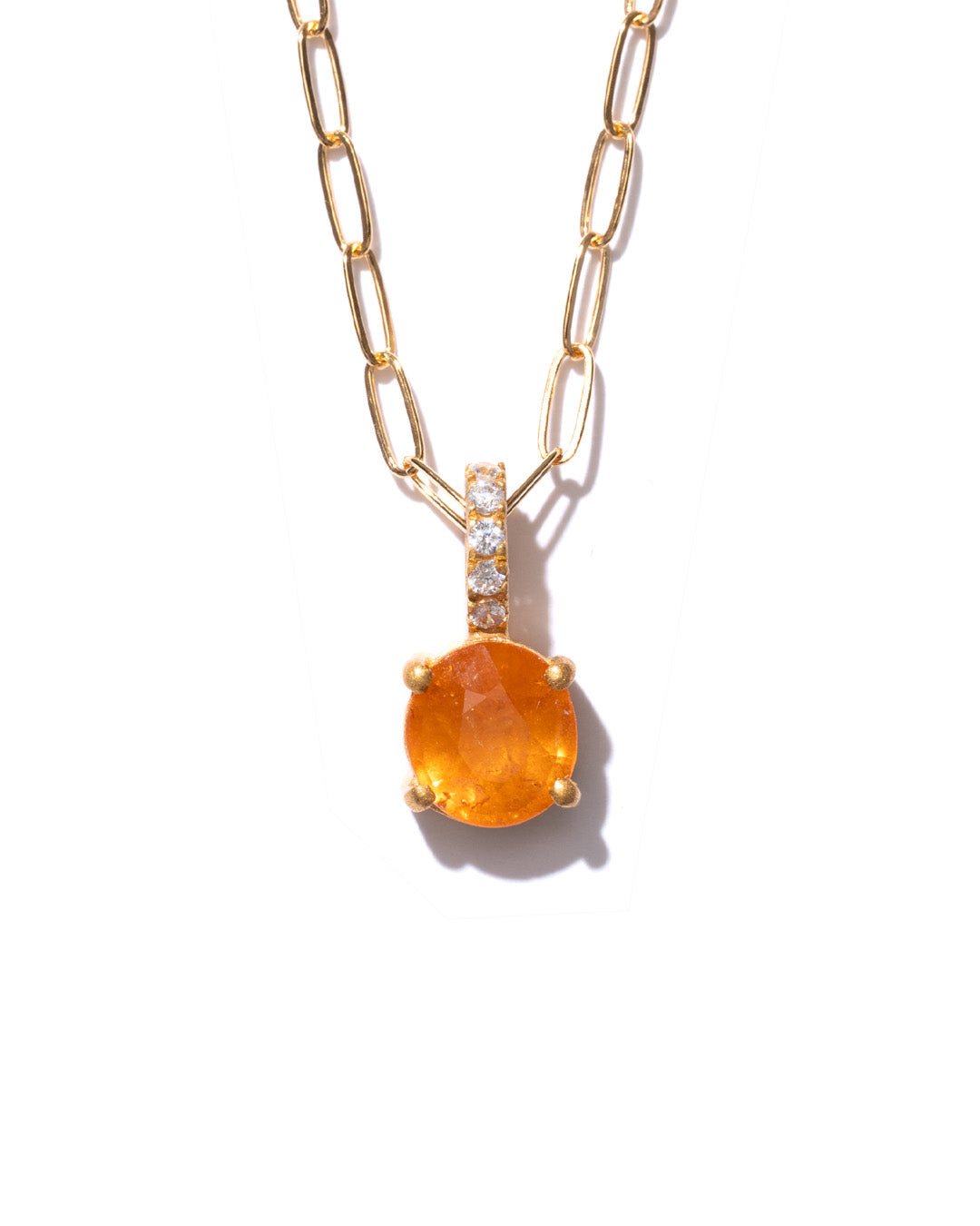 RAW-STONE CHARM - Fanta Garnet -  #1094