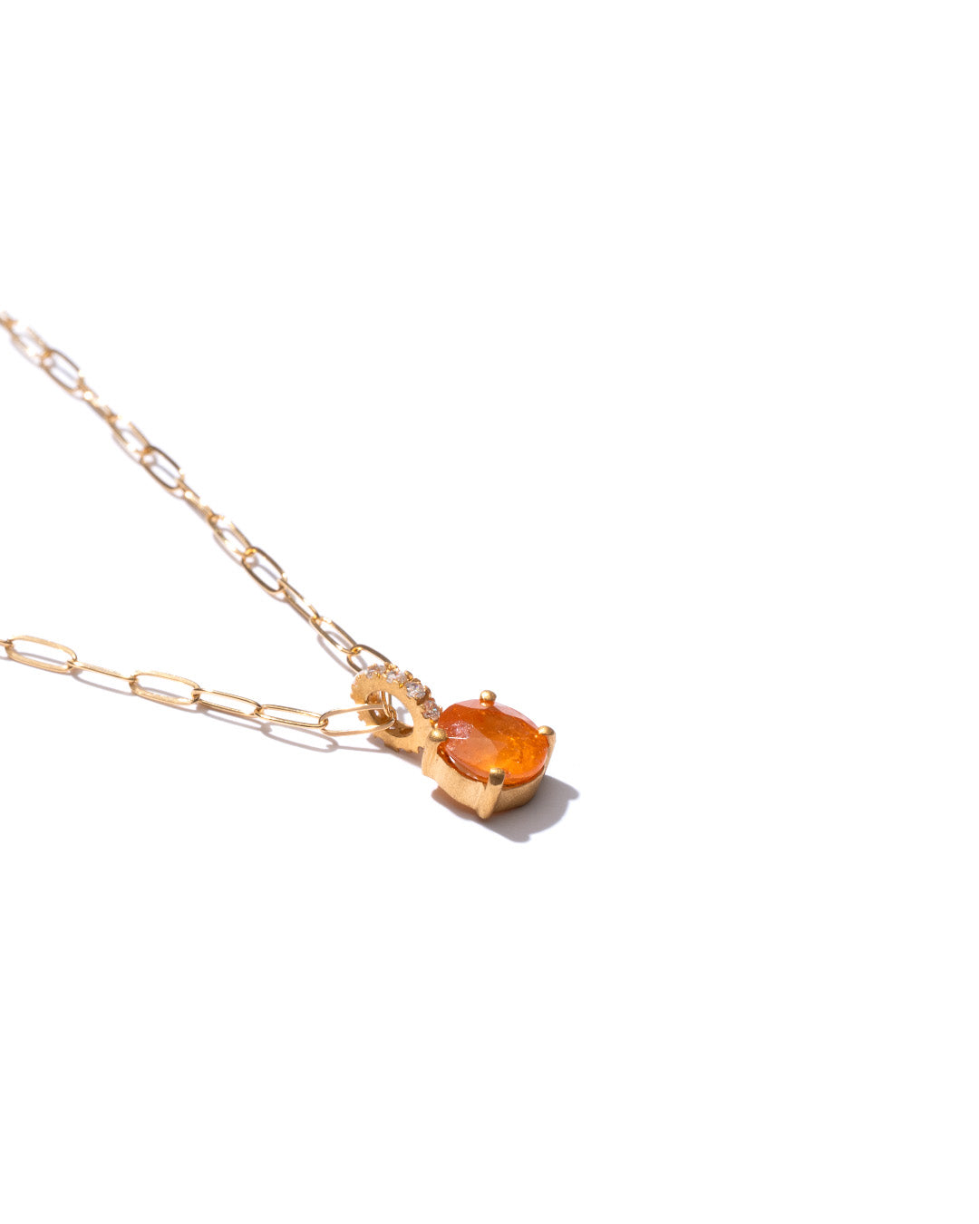 RAW-STONE CHARM - Fanta Garnet -  #1094