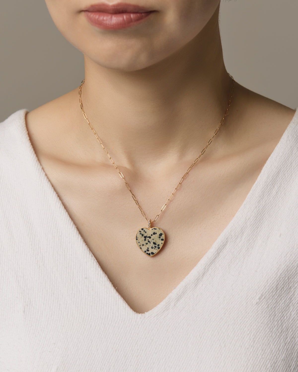 FRAGMENT CHARM L - Dalmatian Jasper -  #009