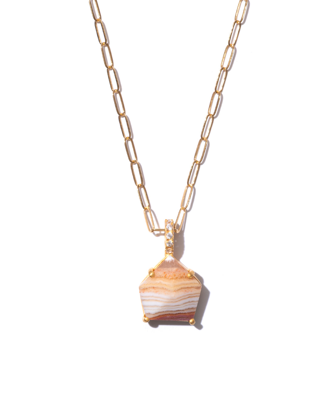 BANDED CHARM - Dryhead Agate -  #026