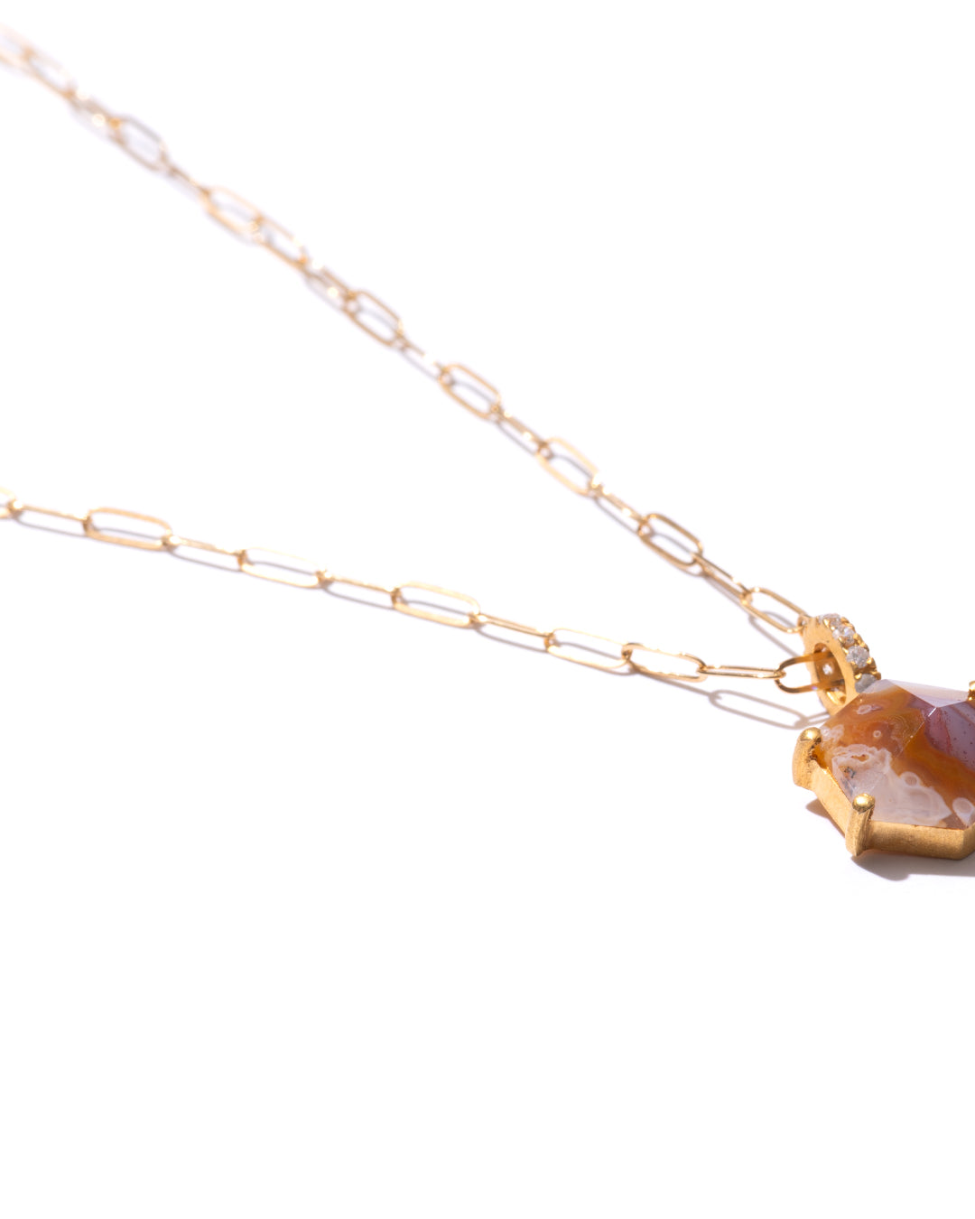 BANDED CHARM - Agate -  #074