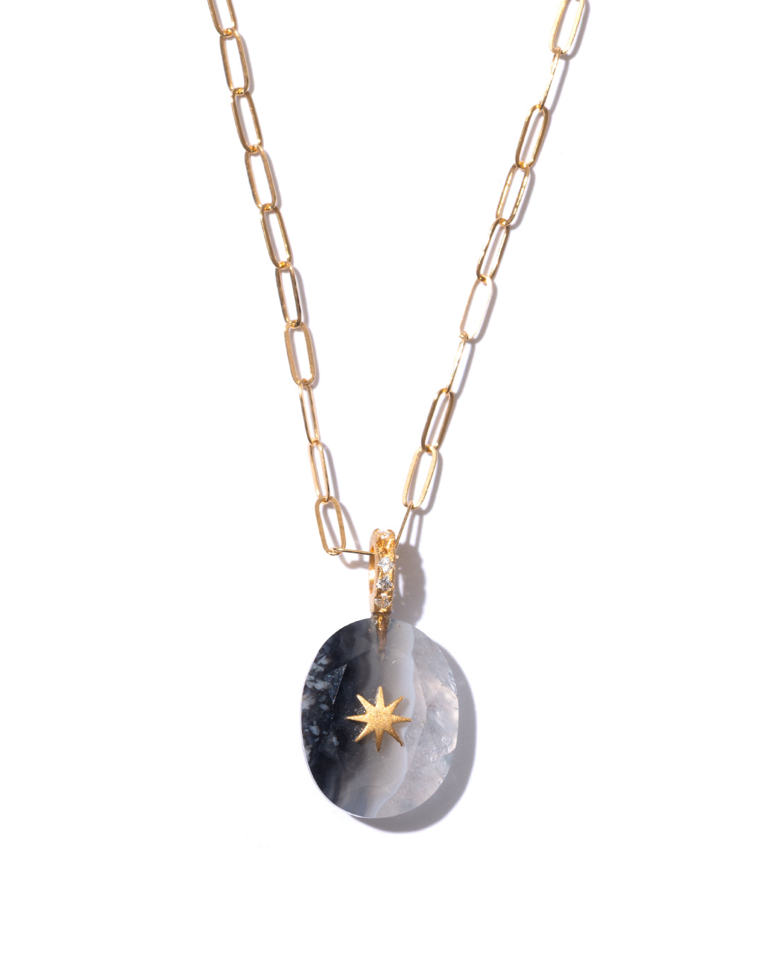 BANDED CHARM - Agate -  #127