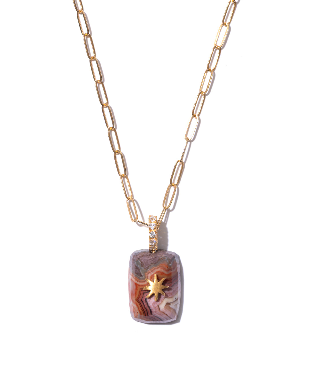 BANDED CHARM - Dryhead Agate -  #130