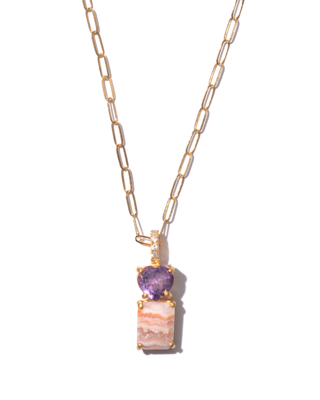 BANDED CHARM - Lace Agate -  #223