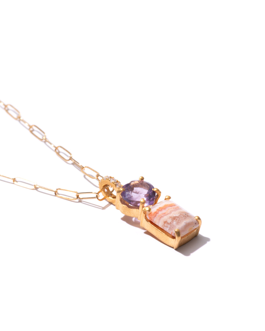 BANDED CHARM - Lace Agate -  #223