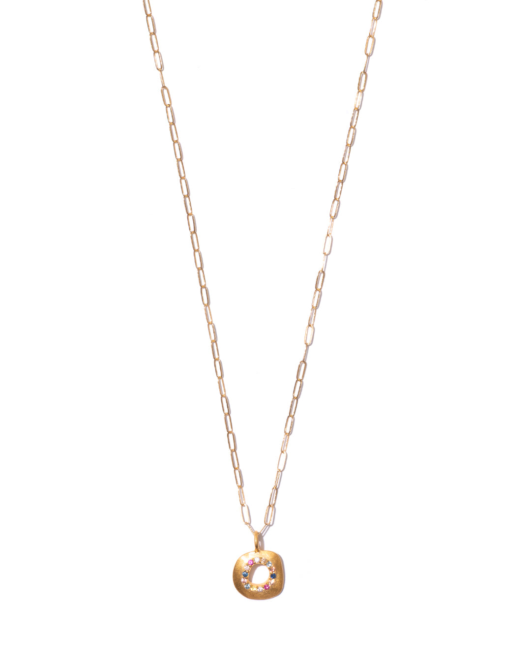 RAW-STONE CHARM - Sapphire -  #461