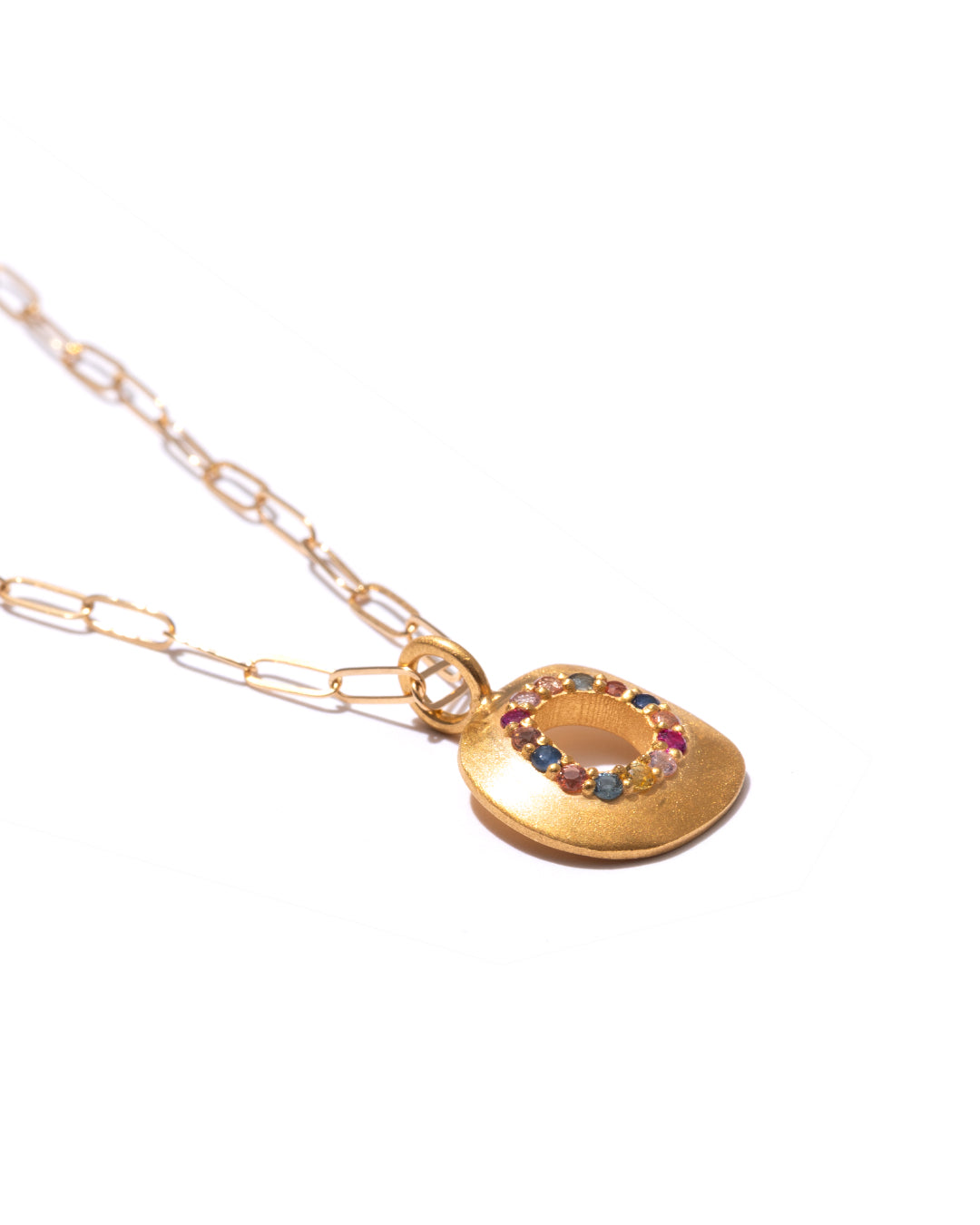 RAW-STONE CHARM - Sapphire -  #461