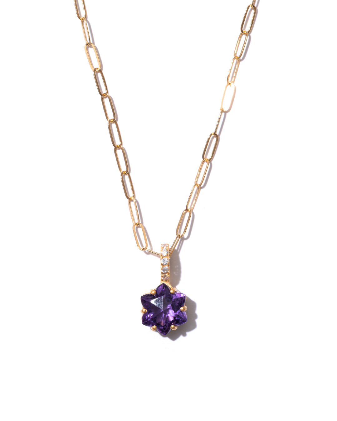 RAW-STONE CHARM - Amethyst -  #629