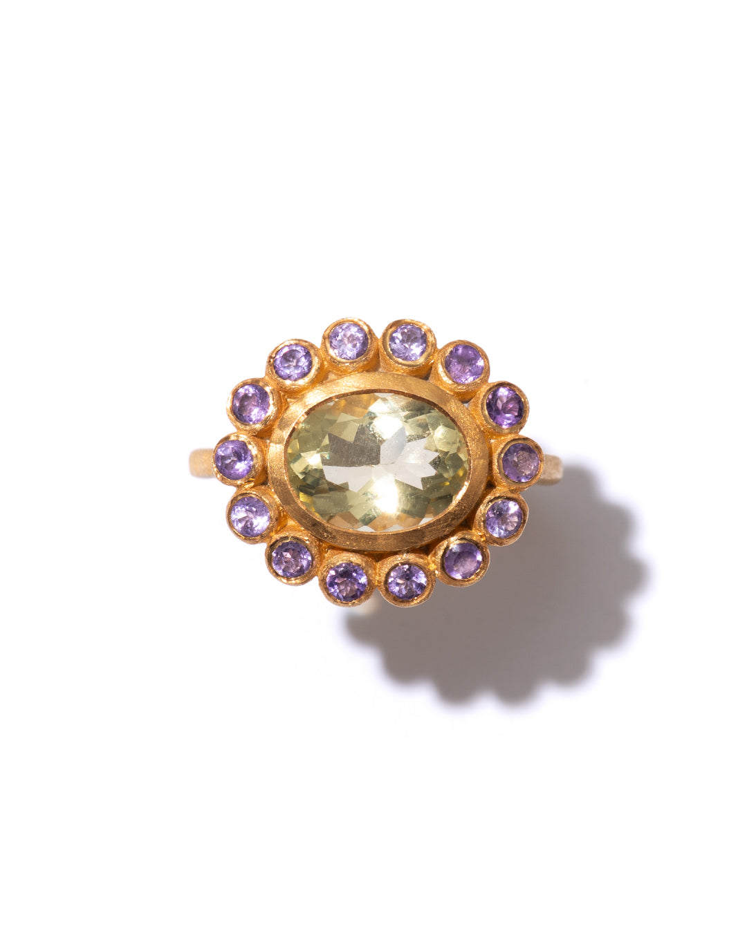 COCO RING - Lemon Quartz -  #007