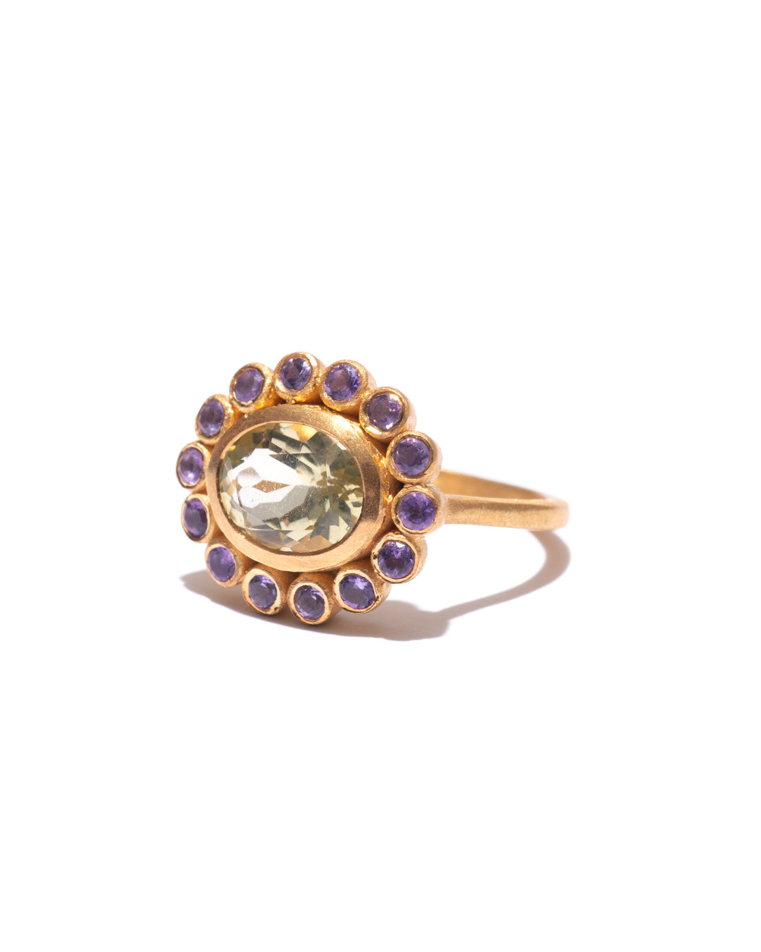 COCO RING - Lemon Quartz -  #007