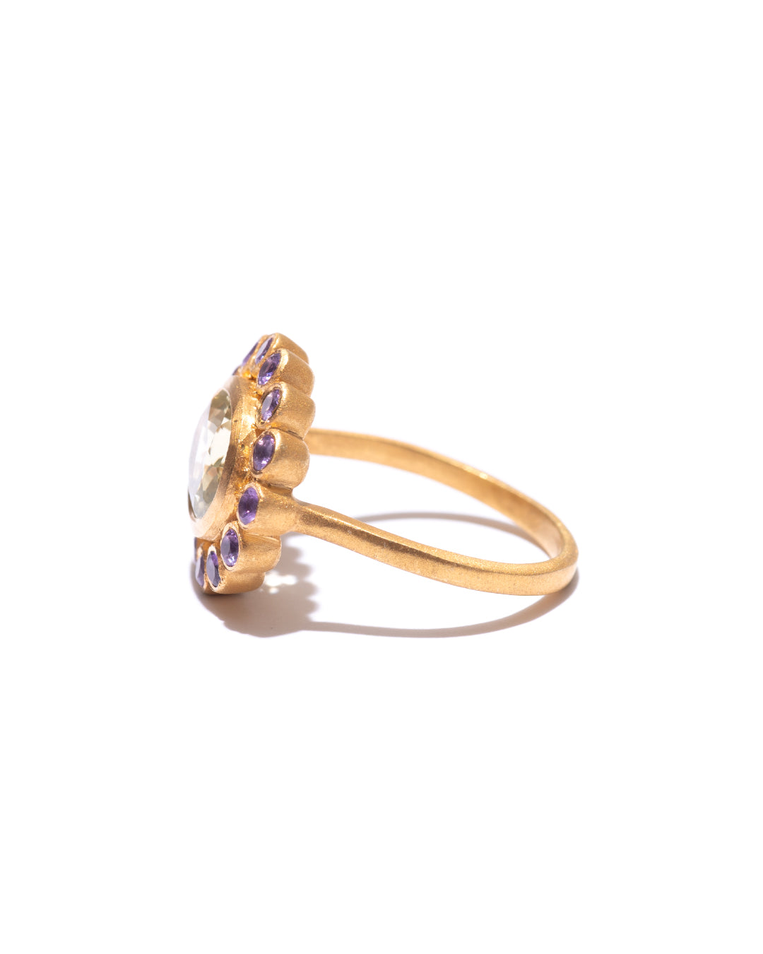 COCO RING - Lemon Quartz -  #007