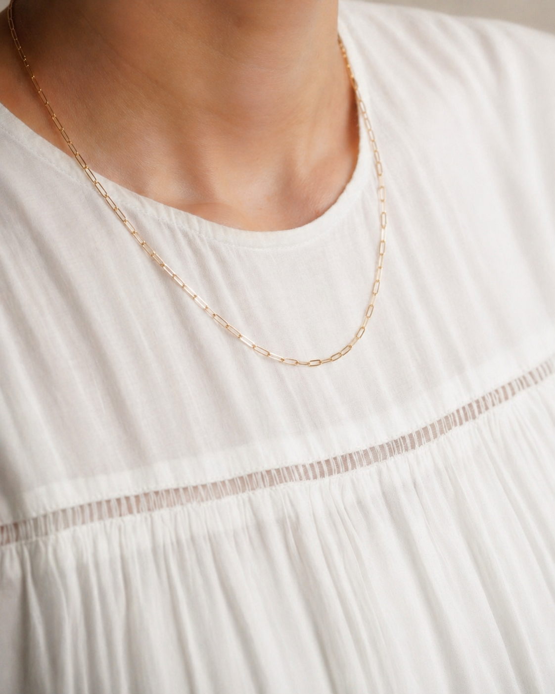 PAPER CLIP CHAIN 45cm #001