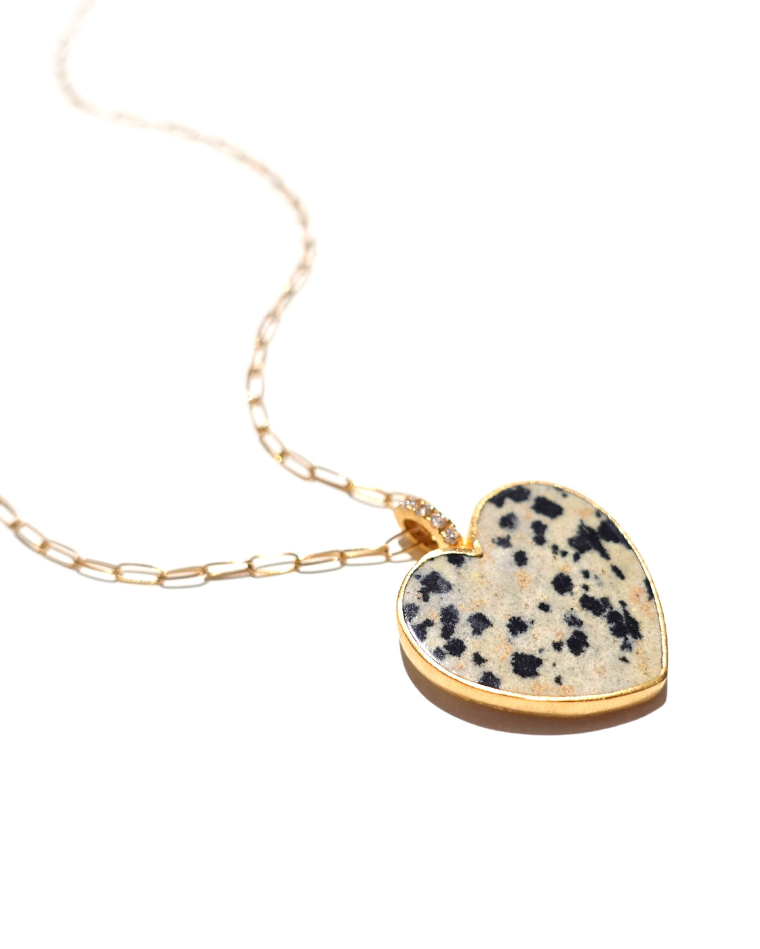 FRAGMENT CHARM L - Dalmatian Jasper -  #009