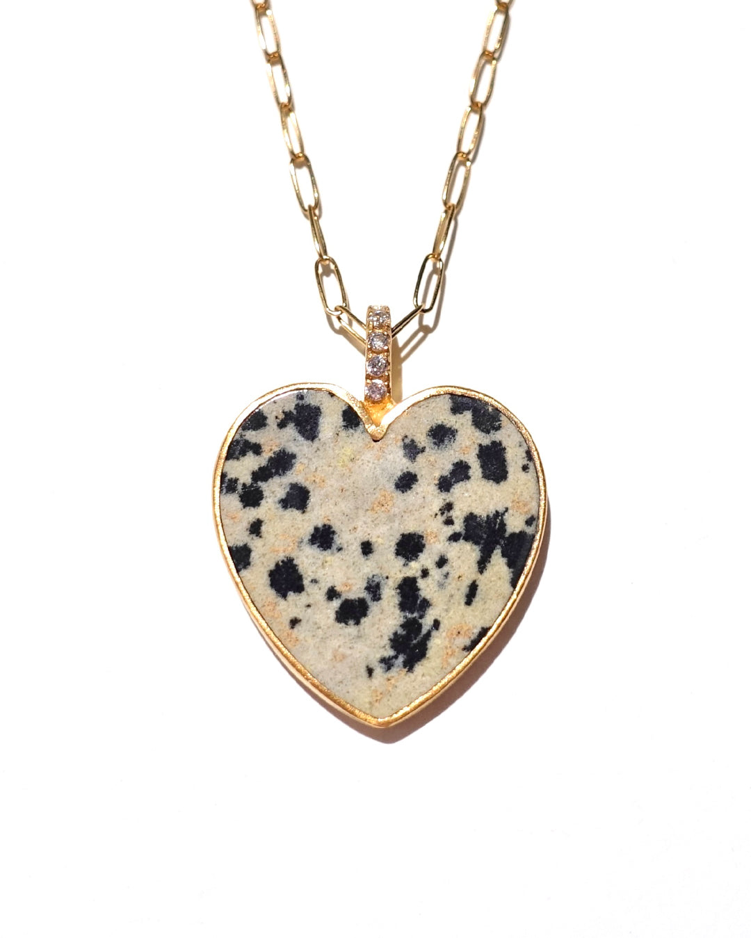 FRAGMENT CHARM L - Dalmatian Jasper -  #009