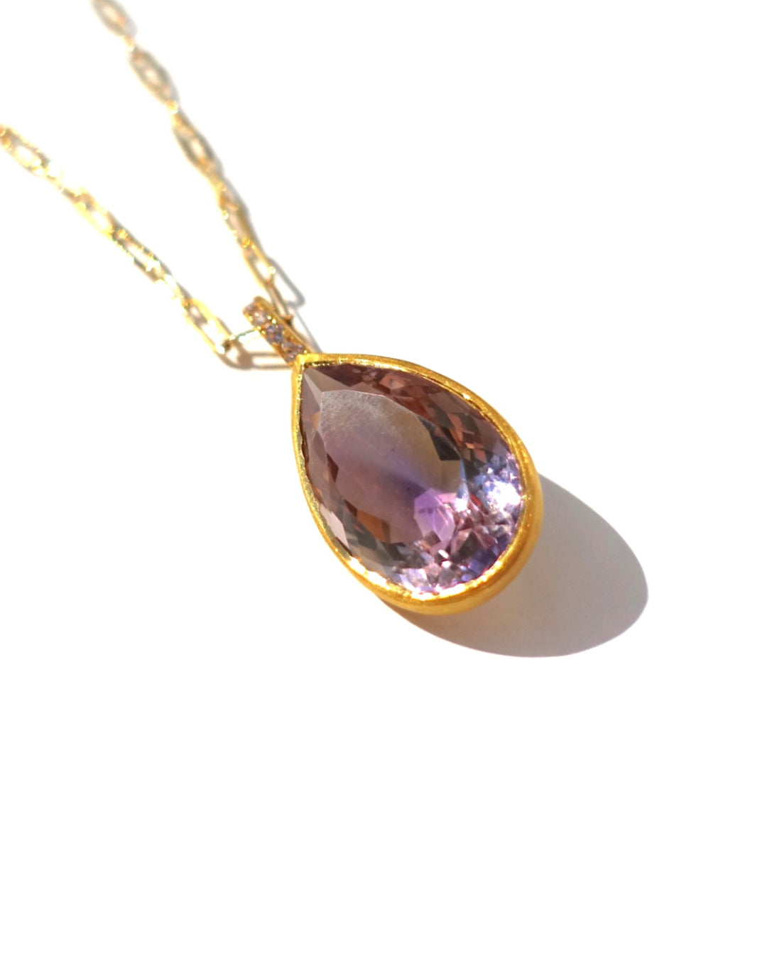RAW-STONE CHARM - Ametrine -  #N054