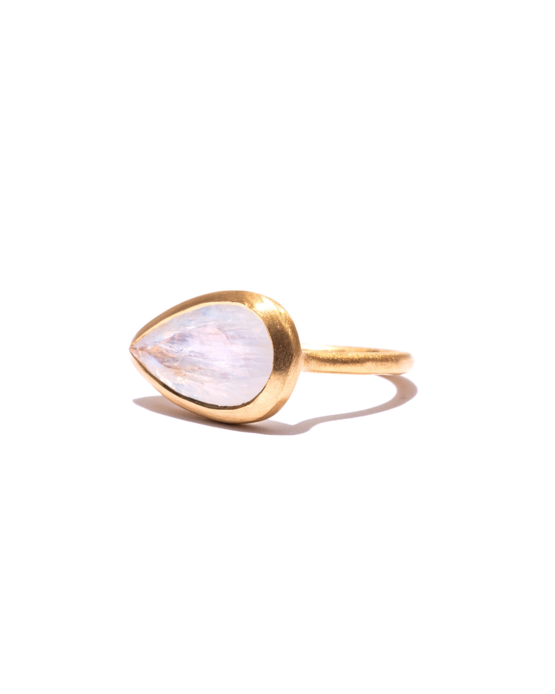 RAW-STONE RING - Moon Stone -  #R049