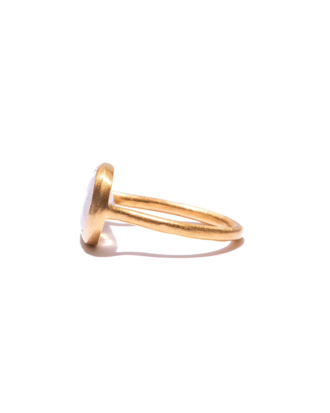RAW-STONE RING - Moon Stone -  #R049