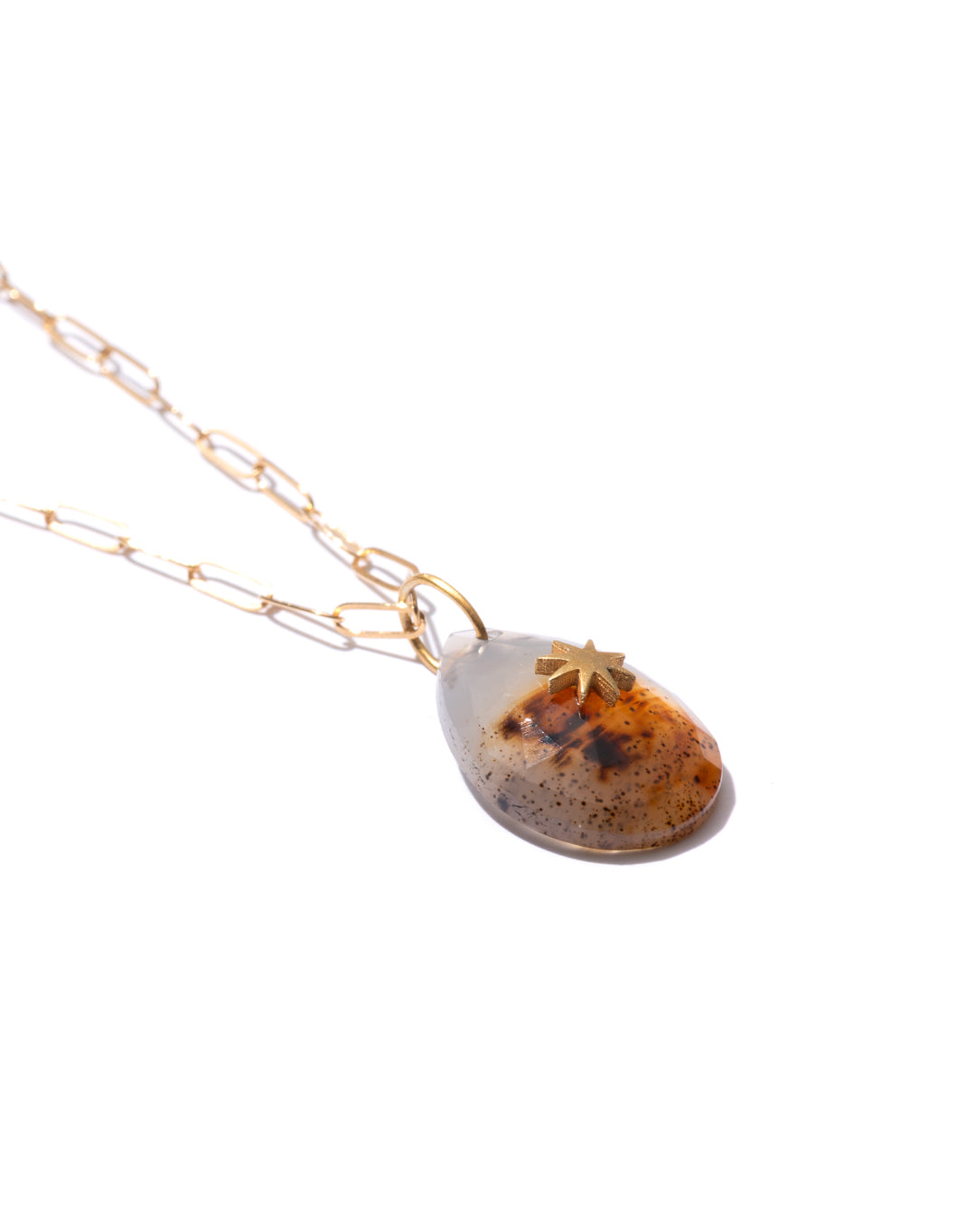 LINO CHARM - Montana Agate -  #238