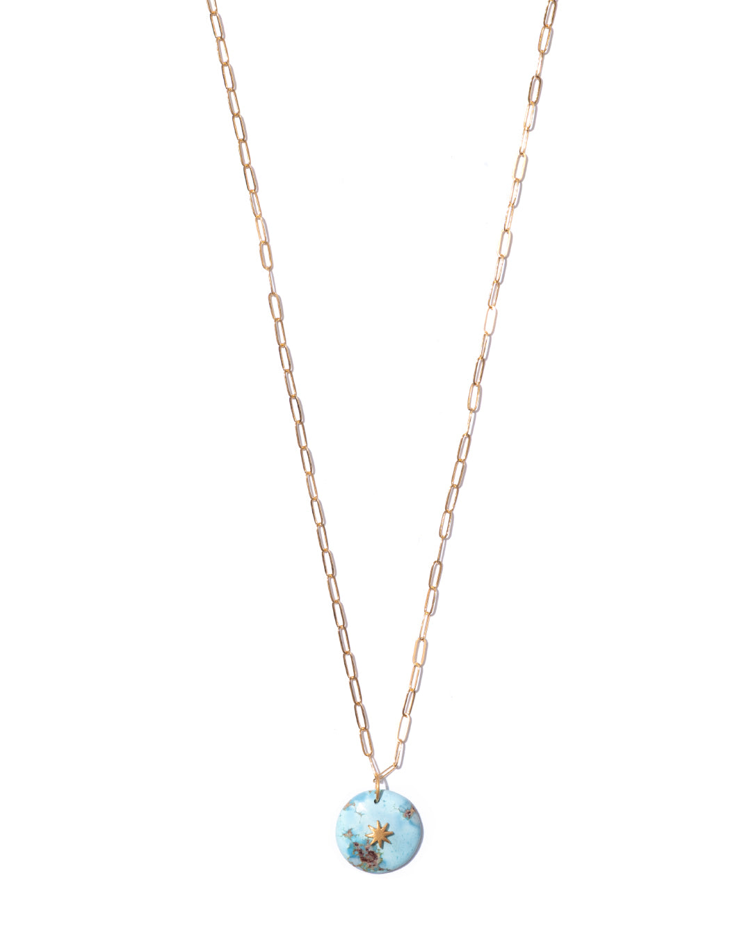 LINO CHARM - Golden Hill Turquoise -  #297