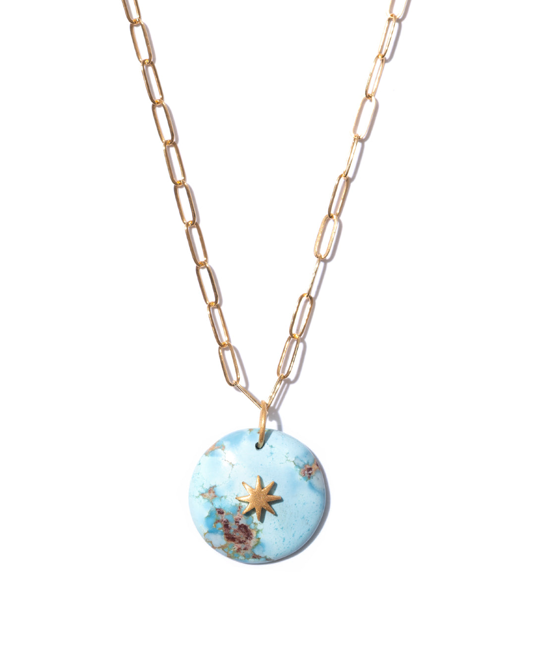 LINO CHARM - Golden Hill Turquoise -  #297