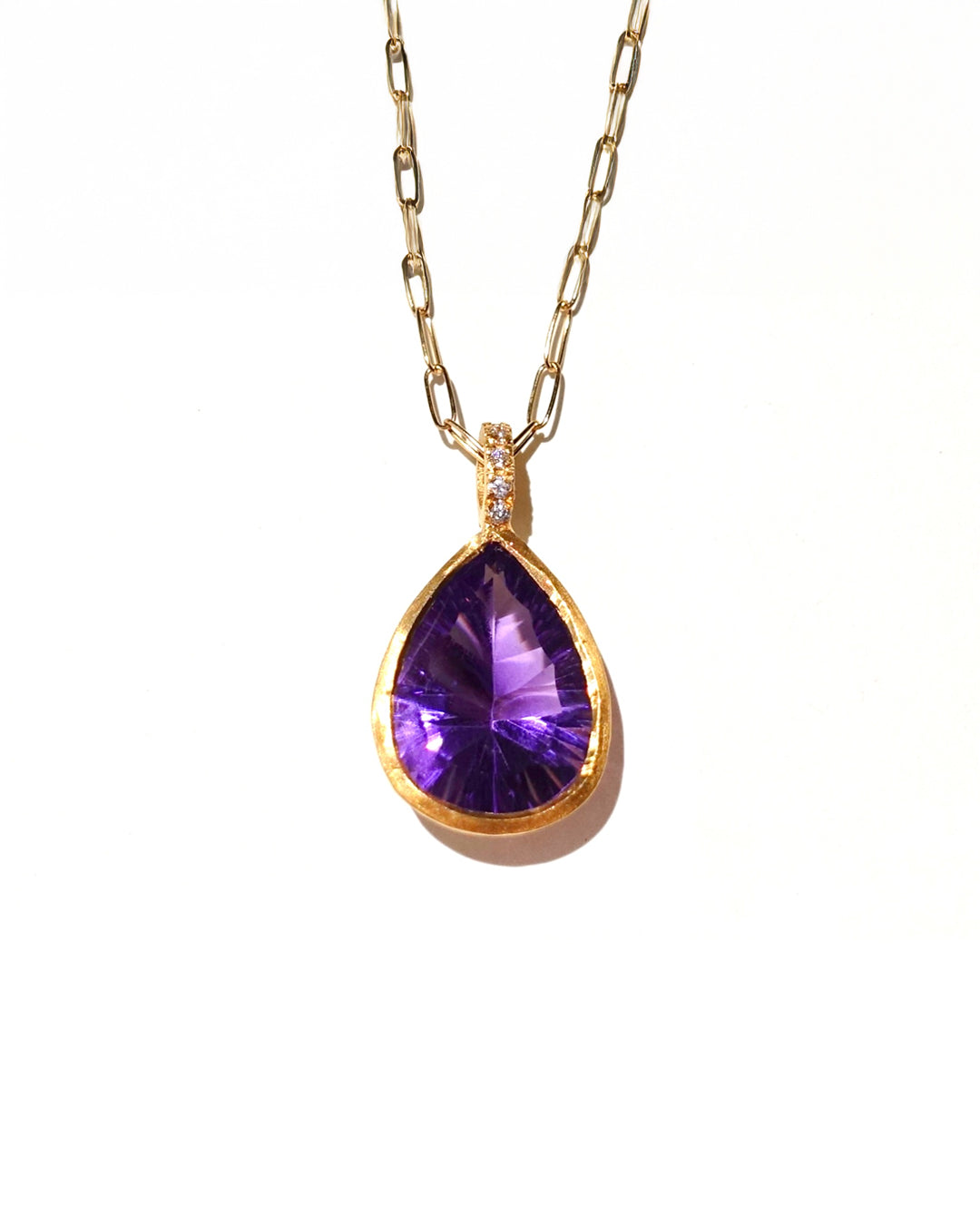 RAW-STONE CHARM - Amethyst -  #003