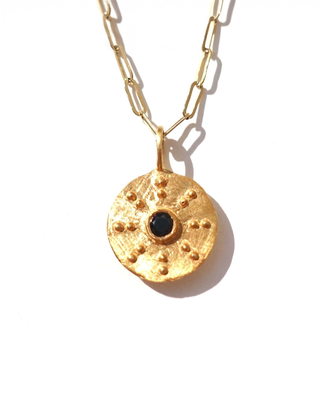 RAW-STONE CHARM - Onyx -  #048