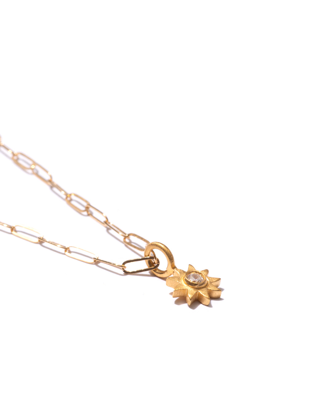 RAW-STONE CHARM - Cubic Zirconia -  #452